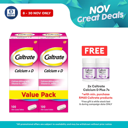 Caltrate 600+d 2x100s | Bone Health Caltrate