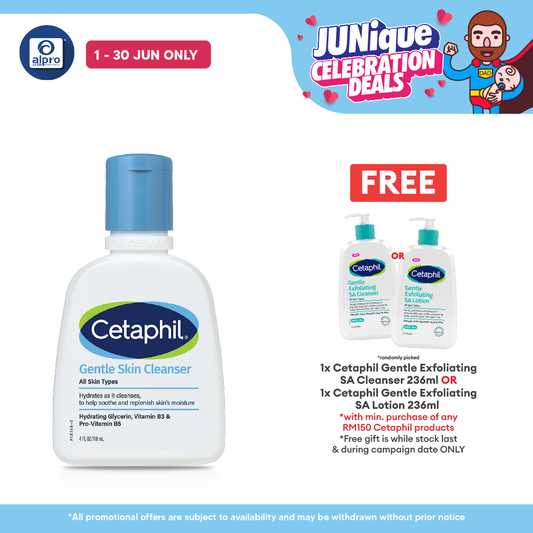 Cetaphil Gentle Skin Cleanser All Skin 118ml | Soothes and Gentle on Skin Cetaphil