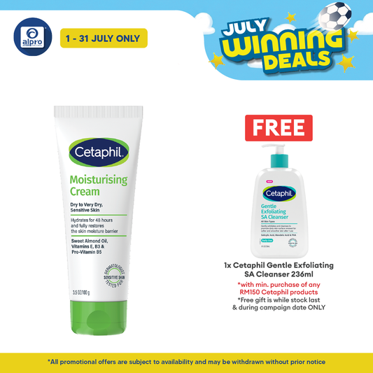 Cetaphil Moisturizing Cream 100g | Protect Skin Sensitivity Cetaphil