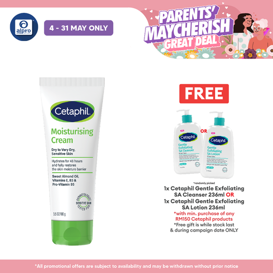 Cetaphil Moisturizing Cream 100g | Protect Skin Sensitivity Cetaphil
