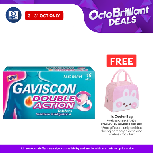 Gaviscon Double Action 250mg 16s | Provides Dual Relief Gaviscon