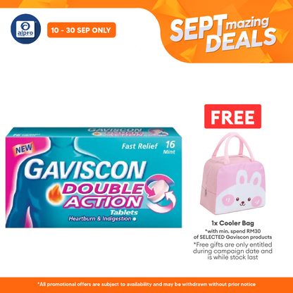 Gaviscon Double Action 250mg 16s | Provides Dual Relief Gaviscon