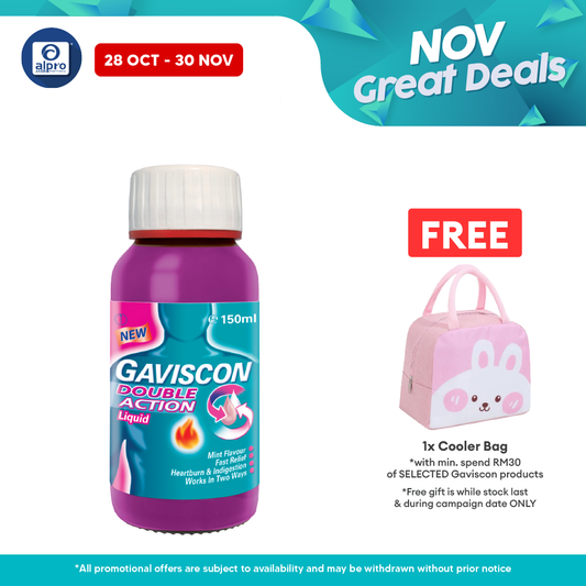 Gaviscon Double Action Liquid 150ml | Provides Dual Relief