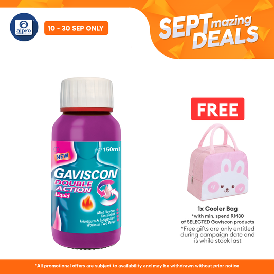 Gaviscon Double Action Liquid 150ml | Provides Dual Relief Gaviscon