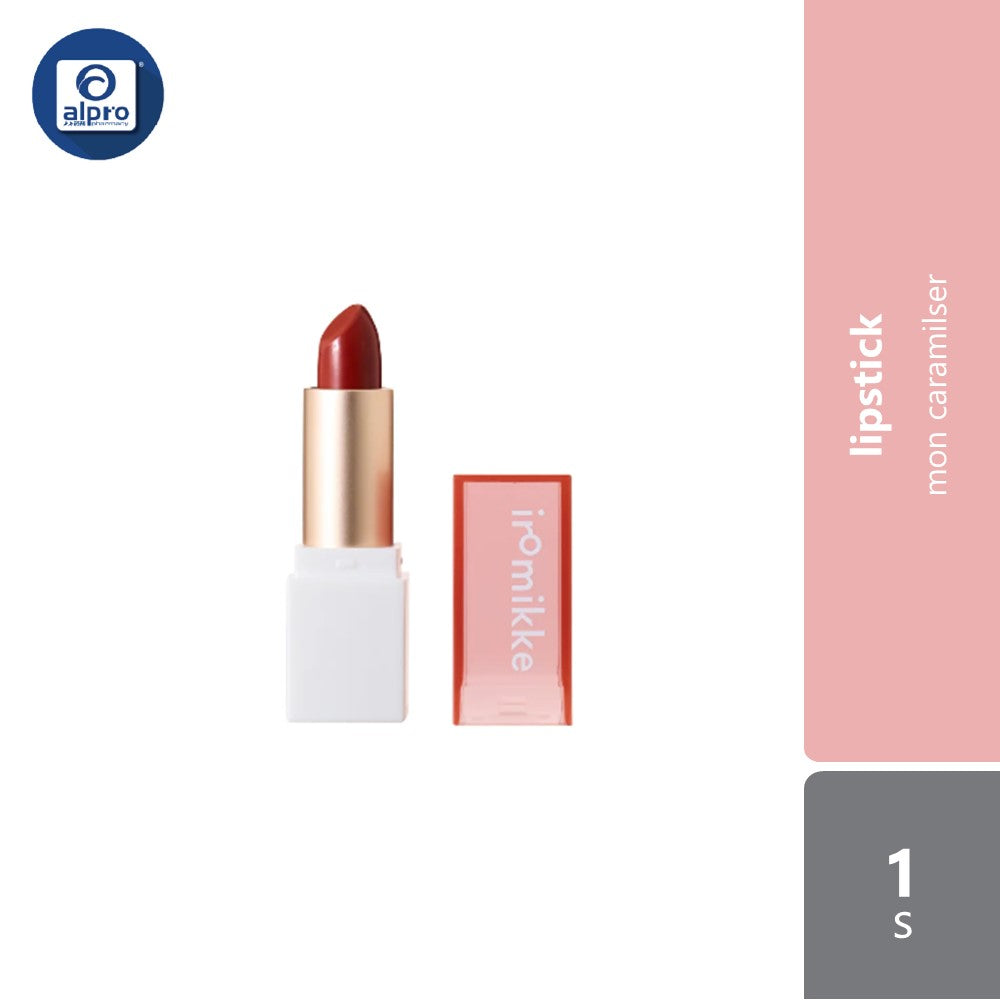 iromikke Lip Mimi 1s (Pink Fondant/Sabrina Beige/Mon Carameliser/Pixie Fig/Old Rose/Priscilla Pink/Rose Salamander/Rouge Iconic/Scarlet Brun/Orange Tango/Peony Mystic/Crimson Ball) iromikke