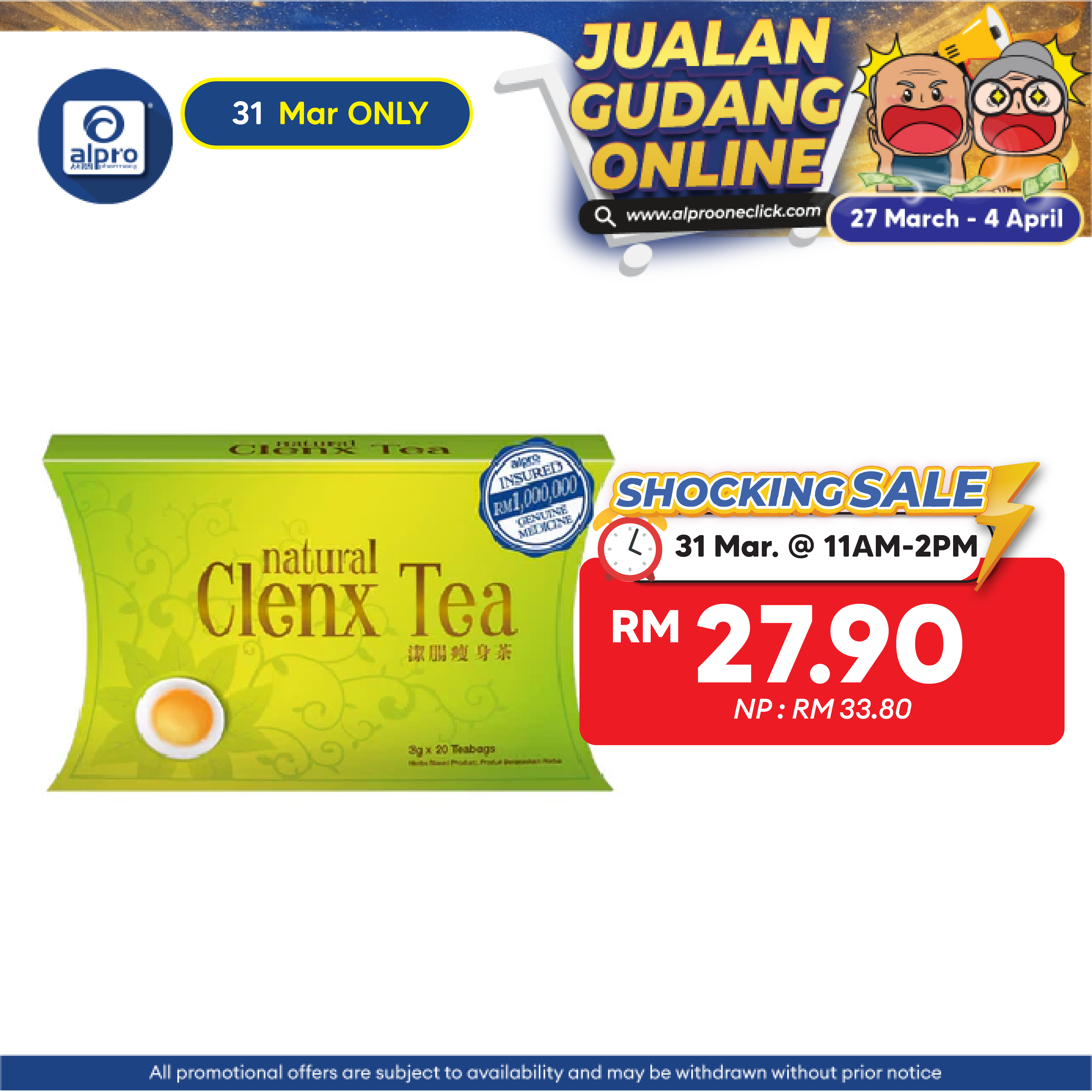 Nh Detoxlim Natural Clenx Tea 20x3g | Slimming Tea NH Detoxlim