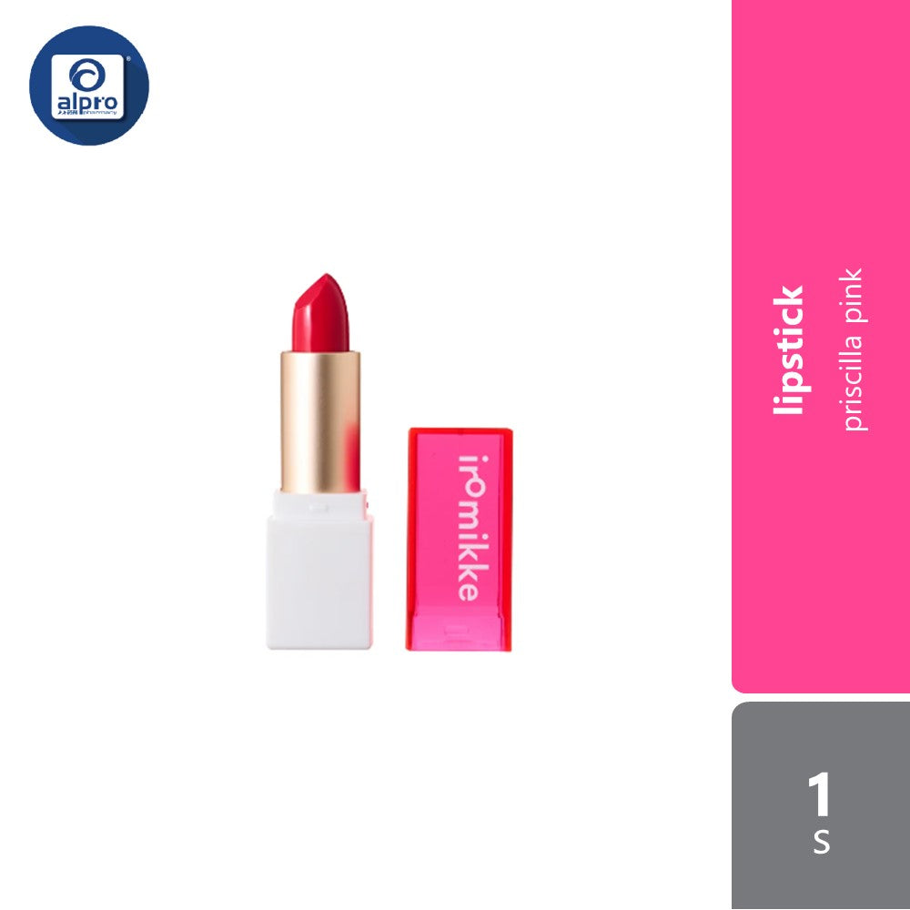 iromikke Lip Mimi 1s (Pink Fondant/Sabrina Beige/Mon Carameliser/Pixie Fig/Old Rose/Priscilla Pink/Rose Salamander/Rouge Iconic/Scarlet Brun/Orange Tango/Peony Mystic/Crimson Ball) iromikke