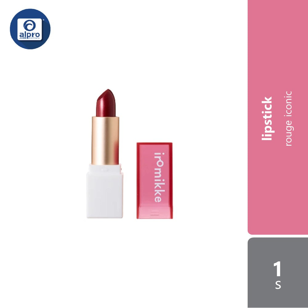 iromikke Lip Mimi 1s (Pink Fondant/Sabrina Beige/Mon Carameliser/Pixie Fig/Old Rose/Priscilla Pink/Rose Salamander/Rouge Iconic/Scarlet Brun/Orange Tango/Peony Mystic/Crimson Ball) iromikke