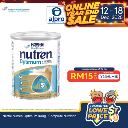 Nestle Nutren Optimum 800g | Complete Nutrition Nestle