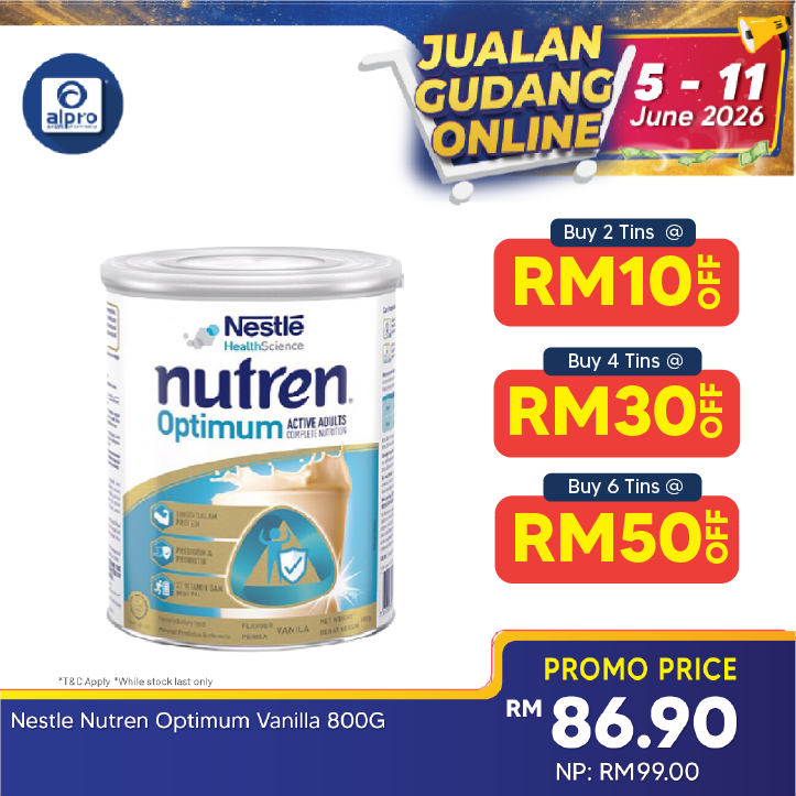 Nestle Nutren Optimum 800g | Complete Nutrition Nestle