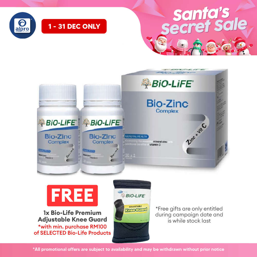 Bio-Life Bio-Zinc Complex 2x30s Bio-life