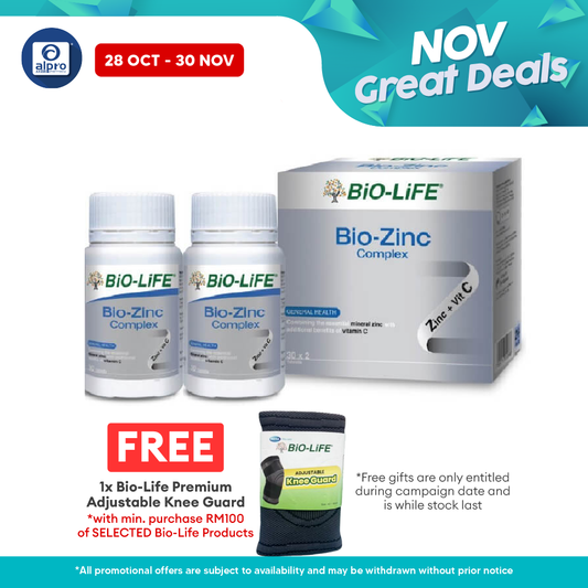 Bio-Life Bio-Zinc Complex 2x30s Bio-life