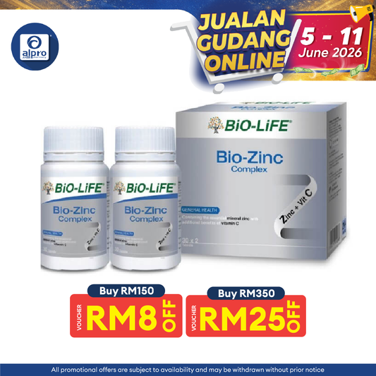 Bio-Life Bio-Zinc Complex 2x30s Bio-life
