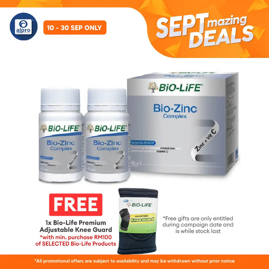 Bio-Life Bio-Zinc Complex 2x30s Alpro Pharmacy