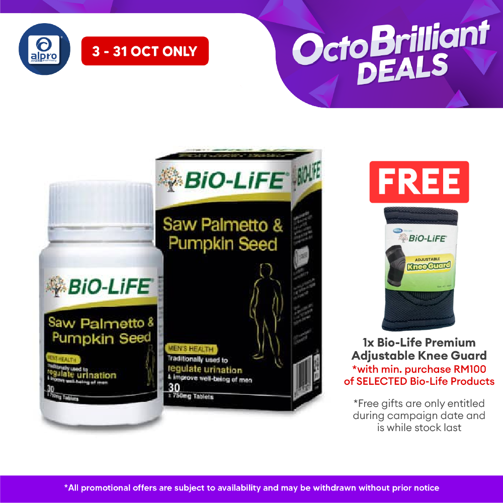Bio-life Saw Palmetto & Pumpkin (30s) | Men's Health Bio-life