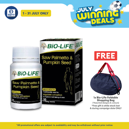 Bio-life Saw Palmetto & Pumpkin (30s) | Men's Health Bio-life
