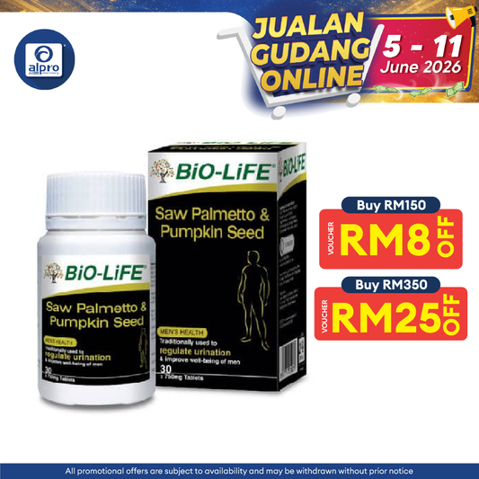Bio-life Saw Palmetto & Pumpkin (30s) | Men's Health Bio-life