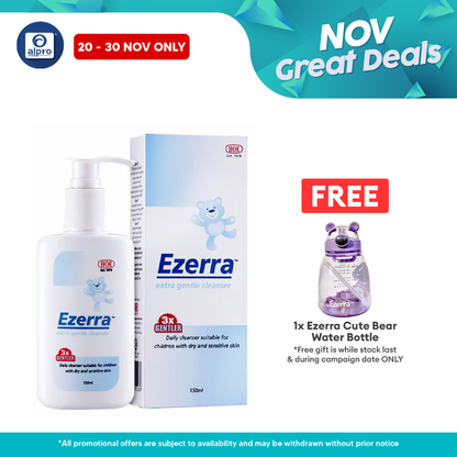 Ezerra Extra Gentle Cleanser 150ml Ezerra