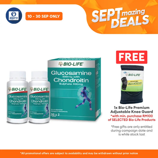 Bio-life Glucosamine & Chondroitin 2x90s | Joint Health Bio-life
