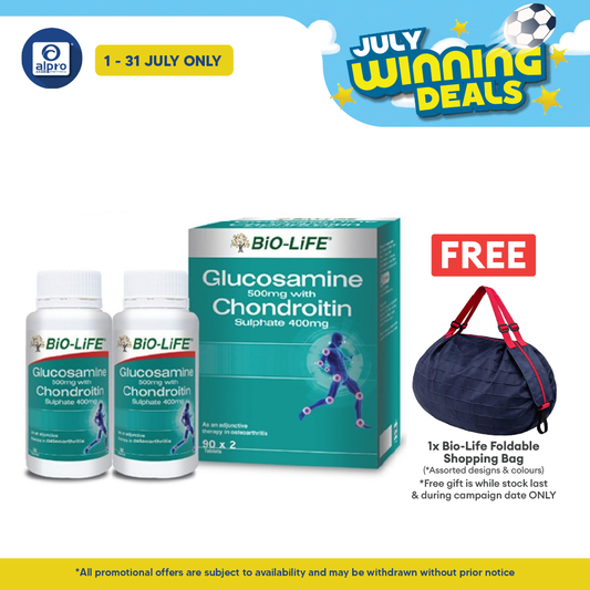 Bio-life Glucosamine & Chondroitin 2x90s | Joint Health Bio-life