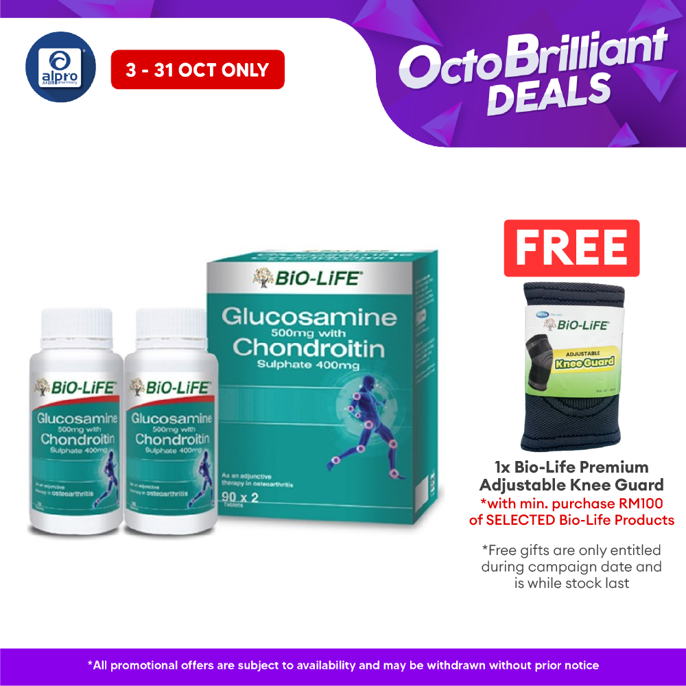 Bio-life Glucosamine & Chondroitin 2x90s | Joint Health Bio-life