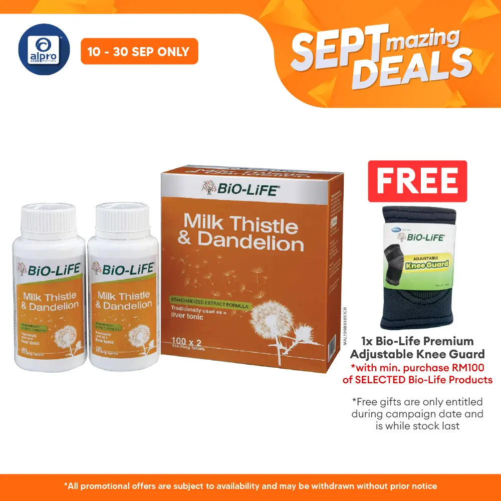 Bio-life Milk Thistle & Dandelion 2x100s | Liver Health Bio-life