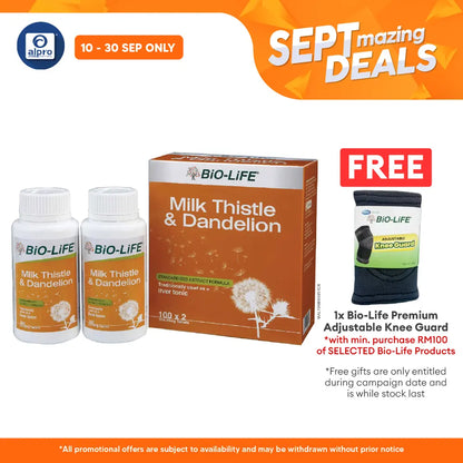 Bio-life Milk Thistle & Dandelion 2x100s | Liver Health Bio-life