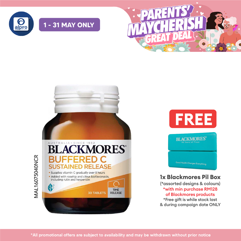 Blackmores Buffered C Slow Release 30s | Boosting Immune System Blackmores