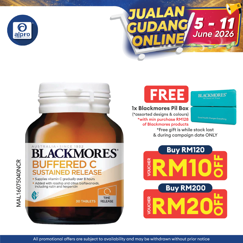 Blackmores Buffered C Slow Release 30s | Boosting Immune System Blackmores