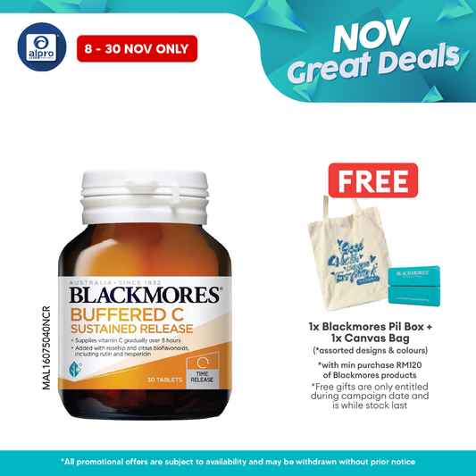 Blackmores Buffered C Slow Release 30s | Boosting Immune System Blackmores