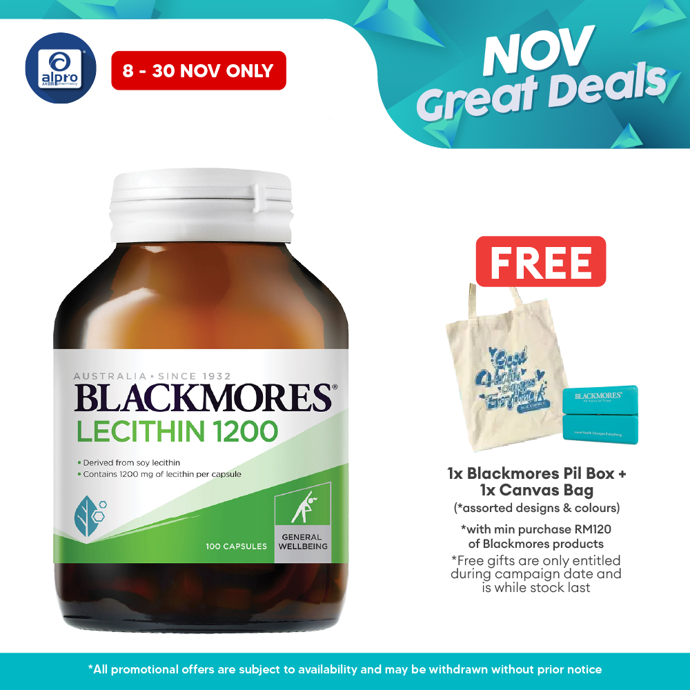 Blackmores Lecithin 100s | Liver Health Blackmores