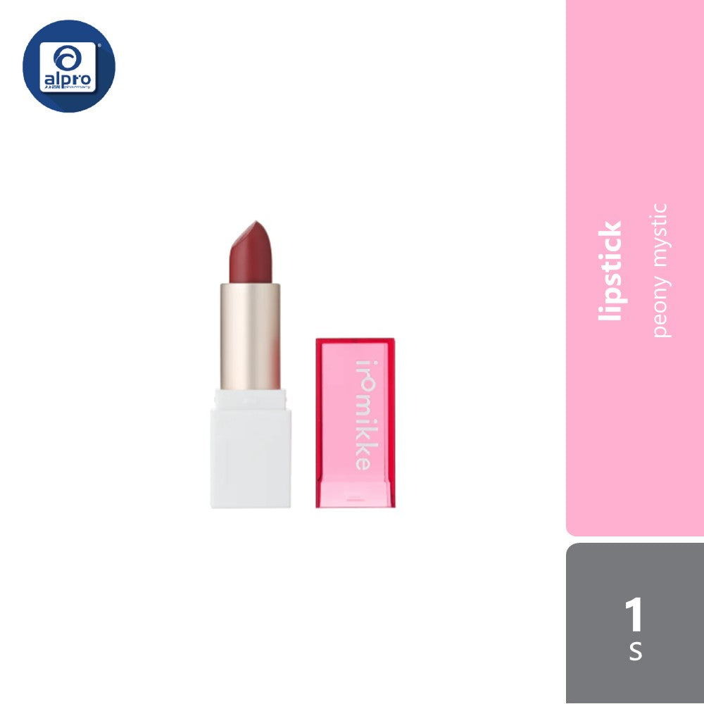 iromikke Lip Mimi 1s (Pink Fondant/Sabrina Beige/Mon Carameliser/Pixie Fig/Old Rose/Priscilla Pink/Rose Salamander/Rouge Iconic/Scarlet Brun/Orange Tango/Peony Mystic/Crimson Ball) iromikke