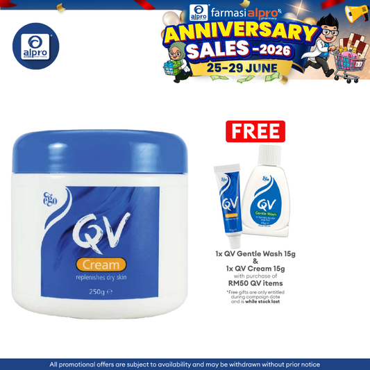Ego QV Cream 250g | For Dry Skin QV