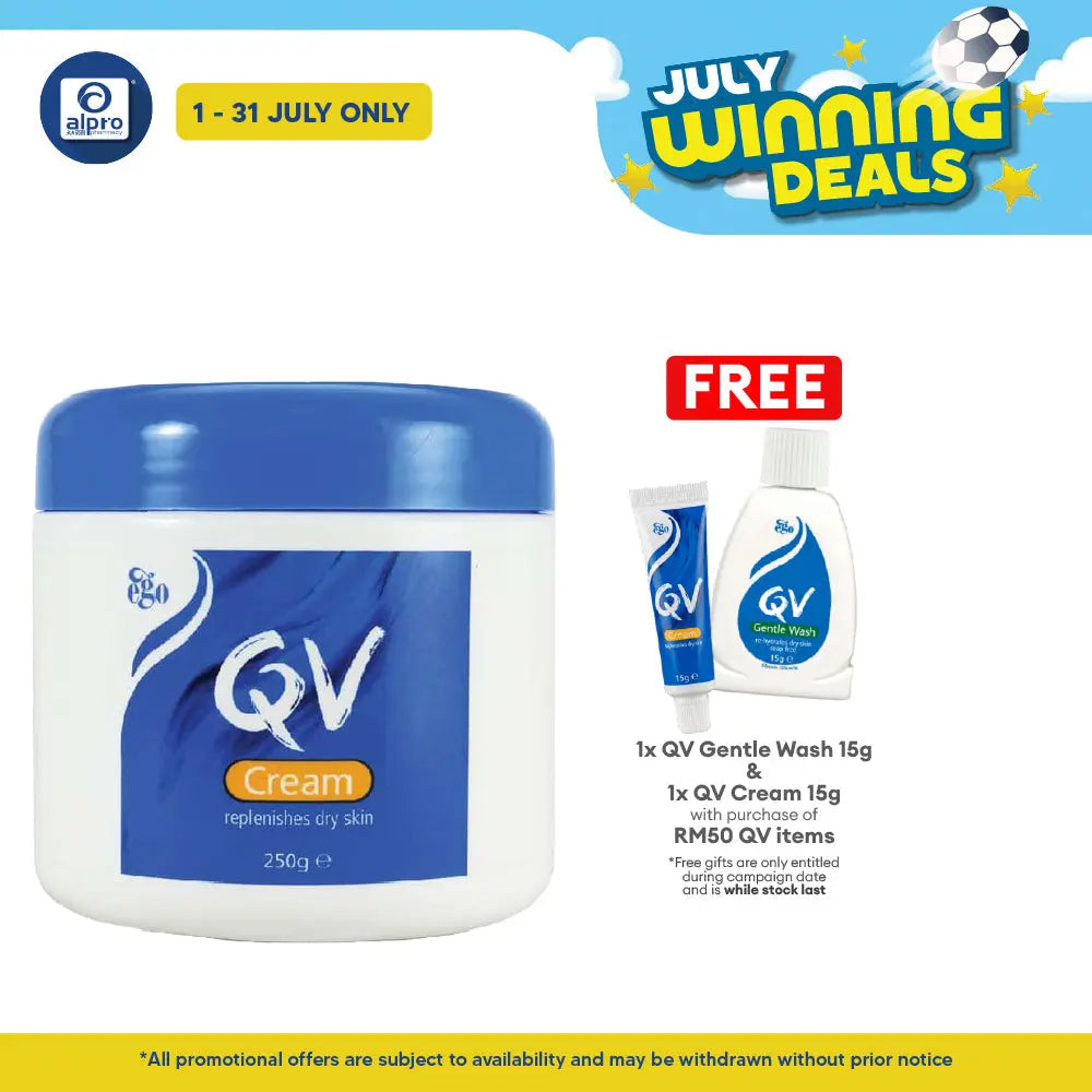 Ego QV Cream 250g | For Dry Skin QV