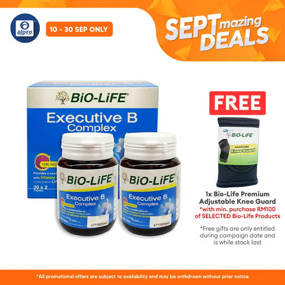 Bio-life Executive Vitamin B Complex 2x30s | Enhance Energy Levels Alpro Pharmacy