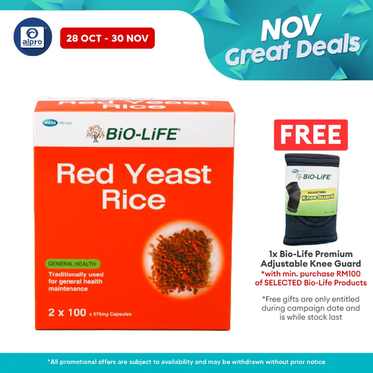 Bio-life Red Yeast 2x100s | Cholesterol Management Bio-life