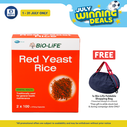 Bio-life Red Yeast 2x100s | Cholesterol Management Bio-life