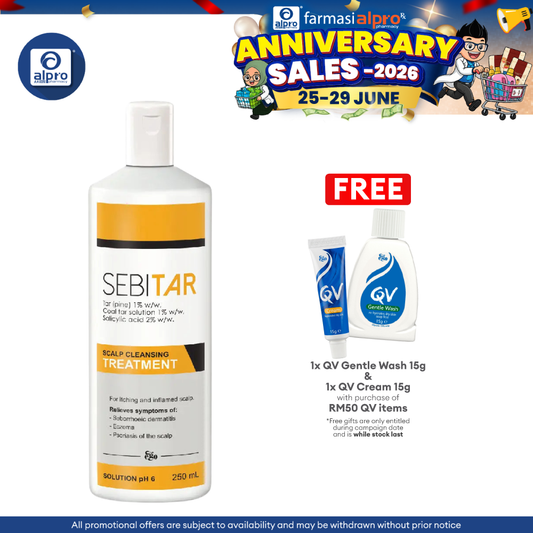 Ego Sebitar Scalp Cleansing Treatment 250ml | For Scalp Relief QV