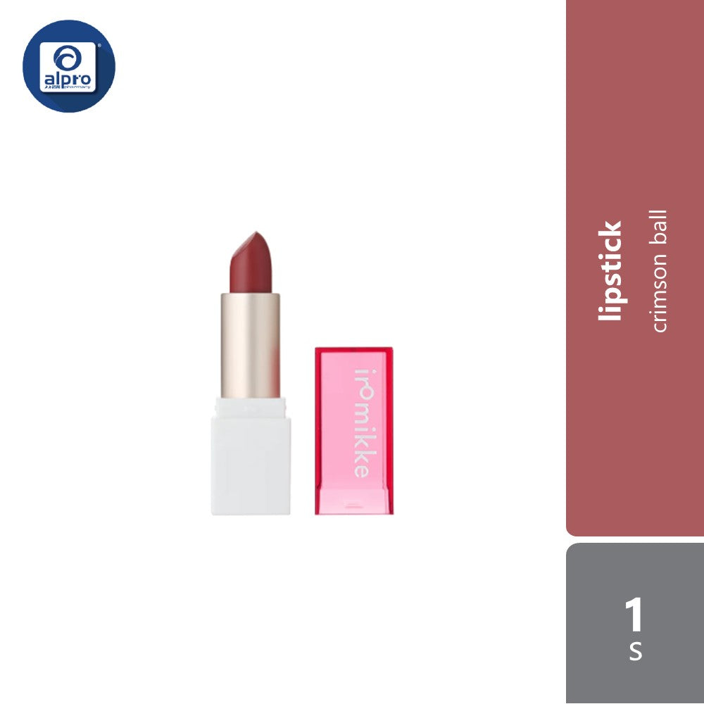 iromikke Lip Mimi 1s (Pink Fondant/Sabrina Beige/Mon Carameliser/Pixie Fig/Old Rose/Priscilla Pink/Rose Salamander/Rouge Iconic/Scarlet Brun/Orange Tango/Peony Mystic/Crimson Ball) iromikke