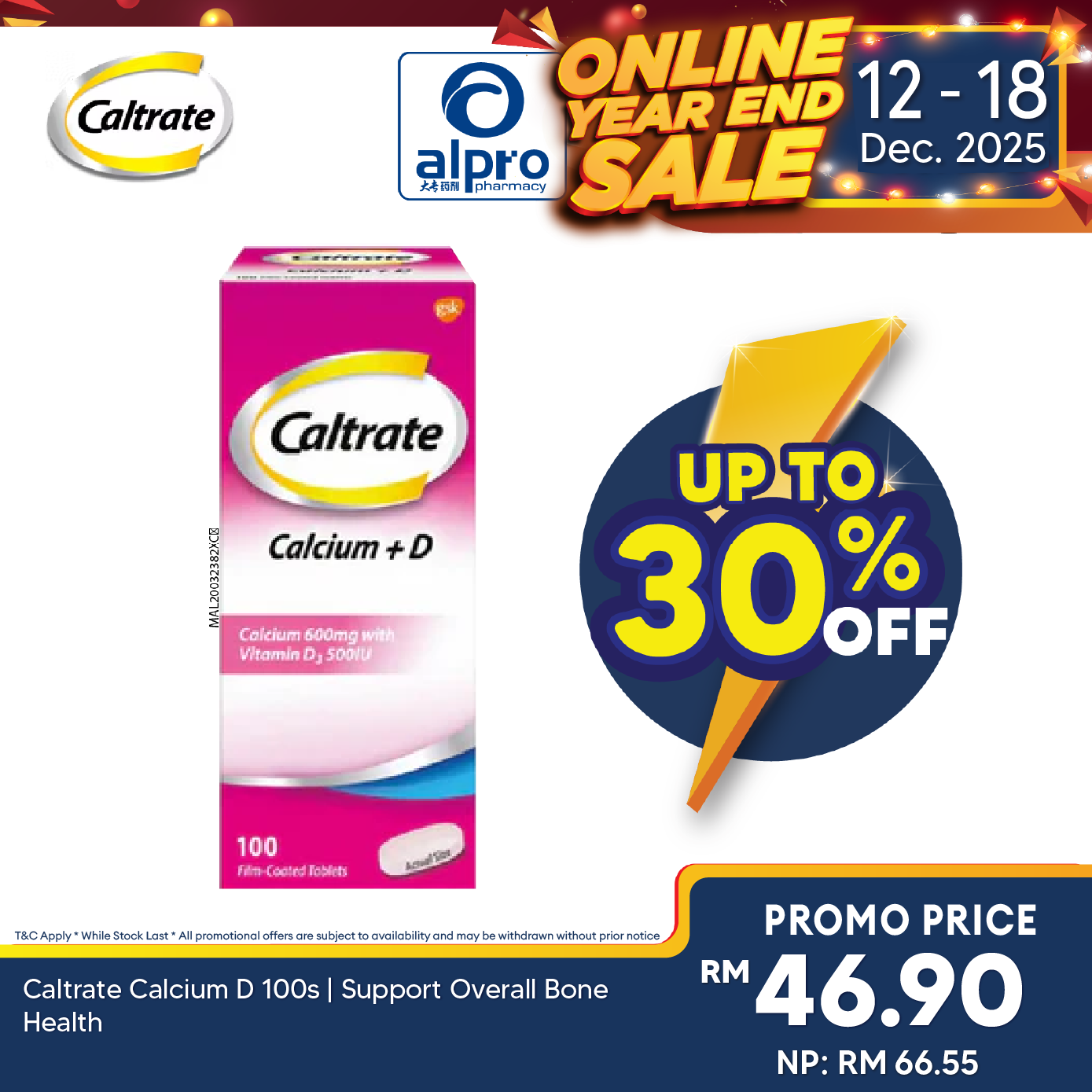 Caltrate Calcium D 100s | Support Overall Bone Health Caltrate