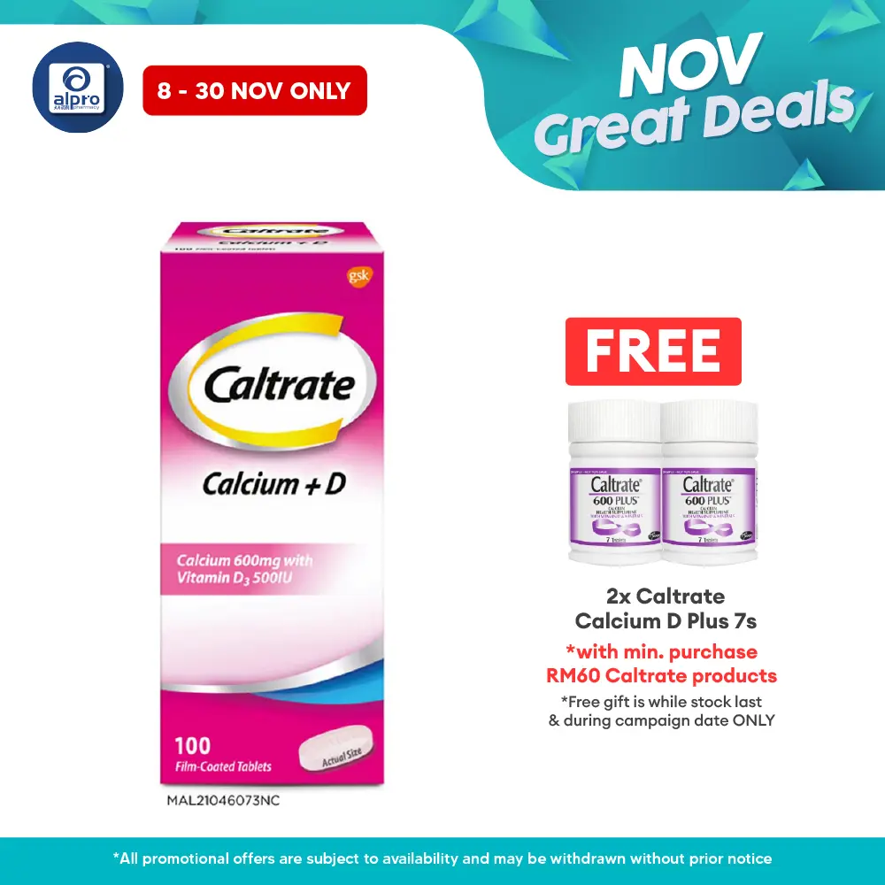 Caltrate Calcium D 100s | Support Overall Bone Health Caltrate