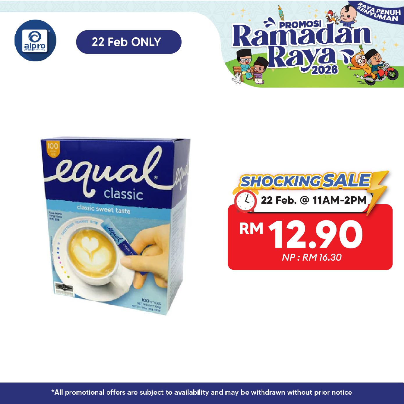 Equal Classic Stick 100s | Provide Great Low Calorie Equal