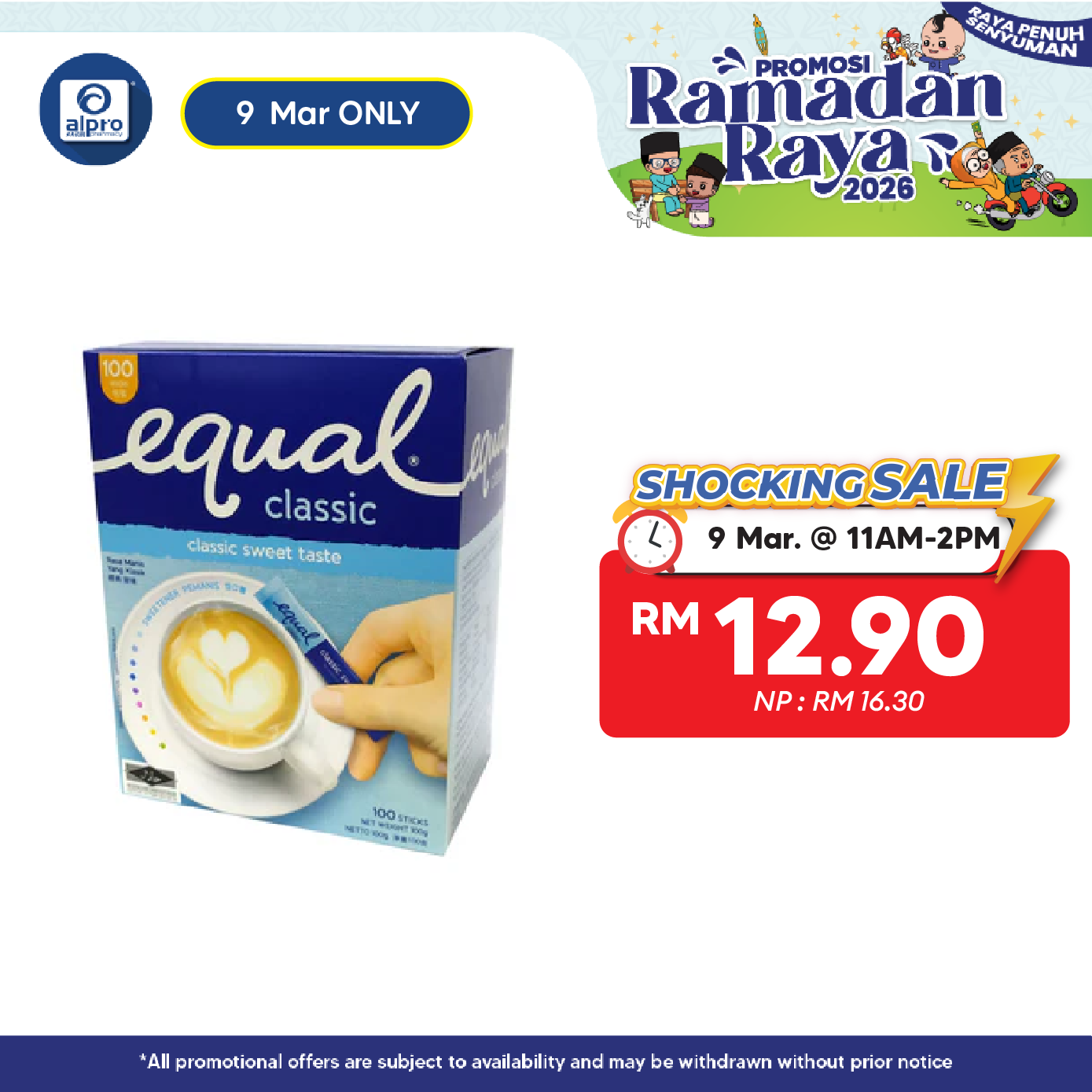 Equal Classic Stick 100s | Provide Great Low Calorie Equal