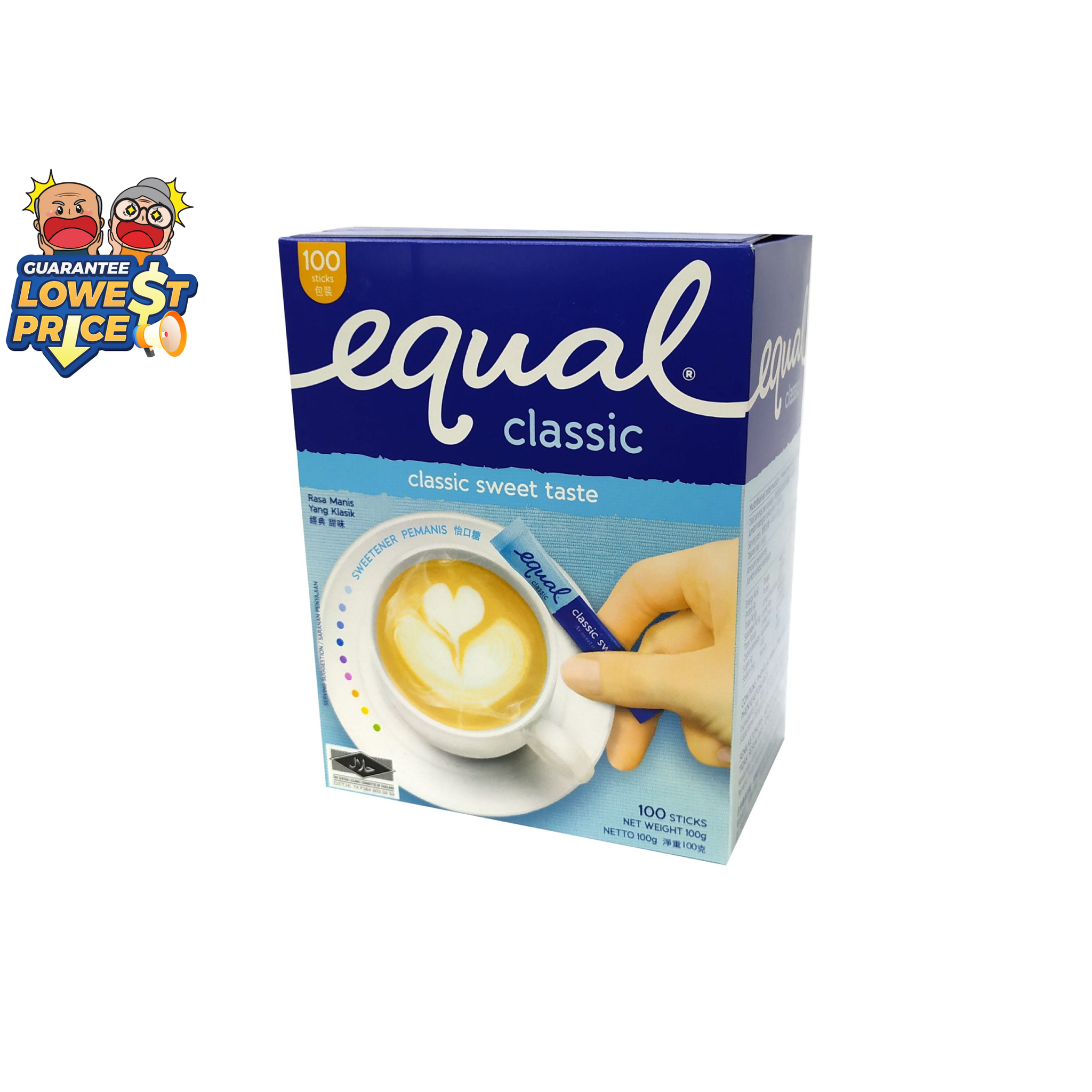 Equal Classic Stick 100s | Provide Great Low Calorie Equal