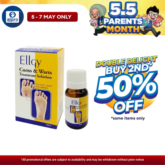 Ellgy Plus Corns Warts Solution 10ml Ellgy