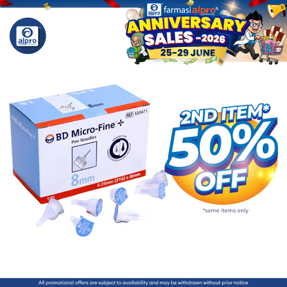 BD Micro-fine Needle 0.25mm(31g)x8mm 100s BD