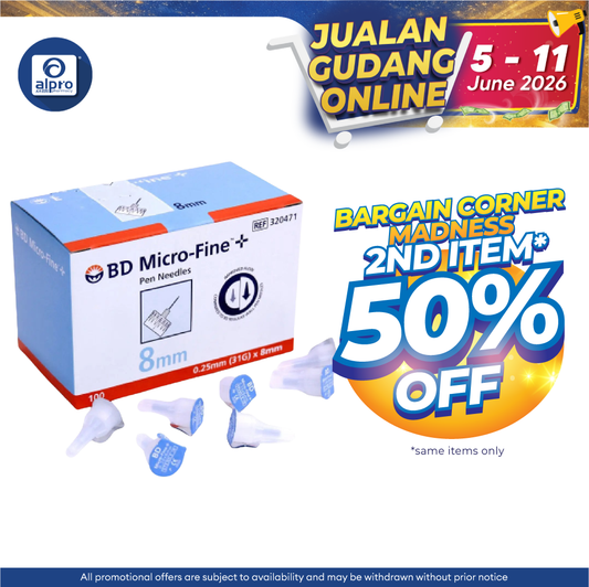 BD Micro-fine Needle 0.25mm(31g)x8mm 100s BD
