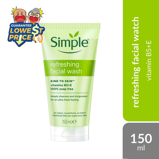 Simple Refreshing Facial Wash Gel 150ml Simple