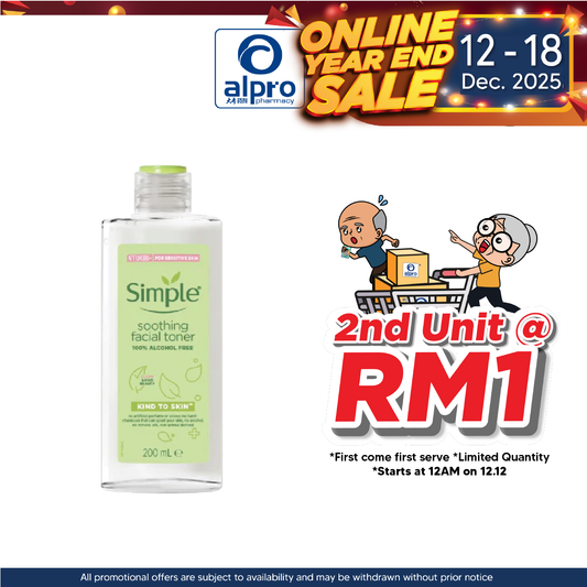 Simple Soothing Toner 200ml Simple