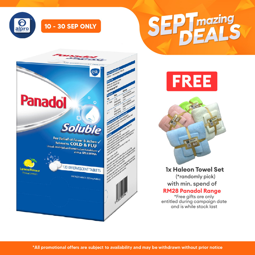 Panadol Soluble 30x4s | Pain Relief Alpro Pharmacy